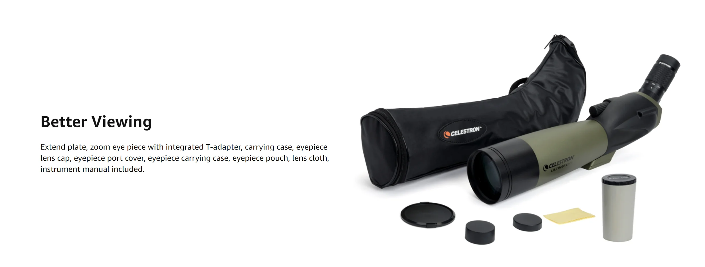 Celestron C20-60X80B Zoom профессиональная Зрительная труба ТЕЛЕСКОП водонепроницаемый Монокуляры с многослойным покрытием для наблюдения за птицами Охота