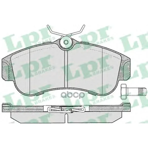 Колодки Тормозные Nissan Almera 00/Primera 9303 Передние Lpr 05p355 Lpr арт. 05P355