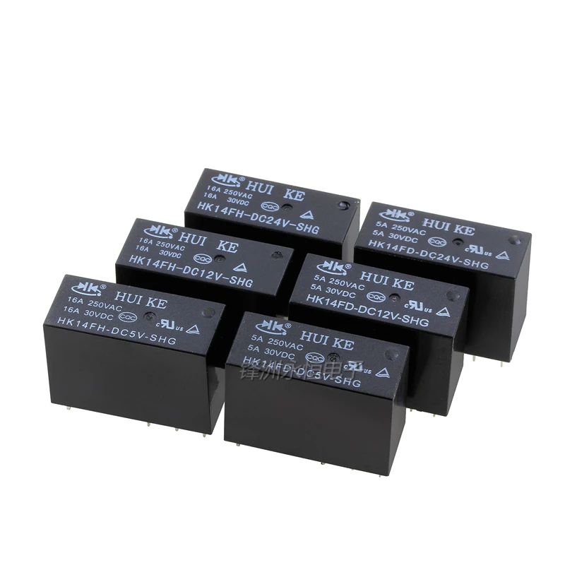 10PCS/Lot Power Relays HK14FD HK14FH-DC5V DC12V DC24V-SHG 5A 16A 250VAC 8PIN | Обустройство дома