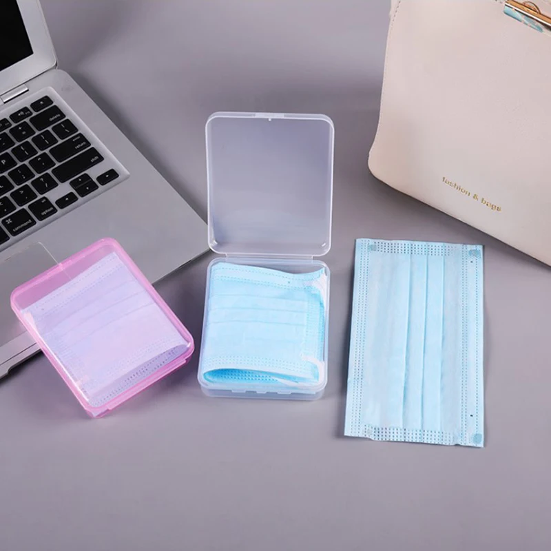 

Portable Face Masks Storage Box Carrying Case Organizer Container Holder