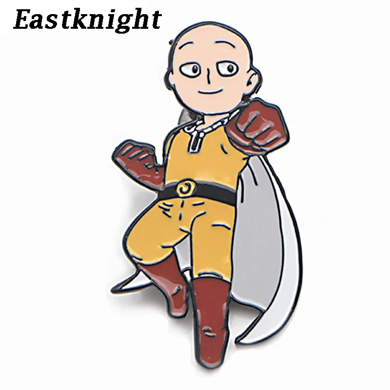 V277 Мультфильм Аниме ONE PUNCH MAN металлические эмалированные броши и коллекция булавок Нагрудный значок для рюкзака воротник подарок ювелирные изделия