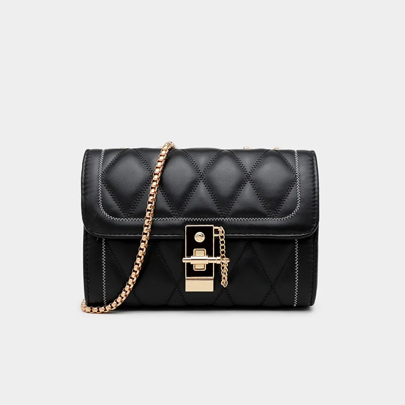 

New Style Bag Women's 2019 Korean-style Fashion Rhombus Western Style Bag with Chain INS Online Celebrity Versatile Crossbody Ba