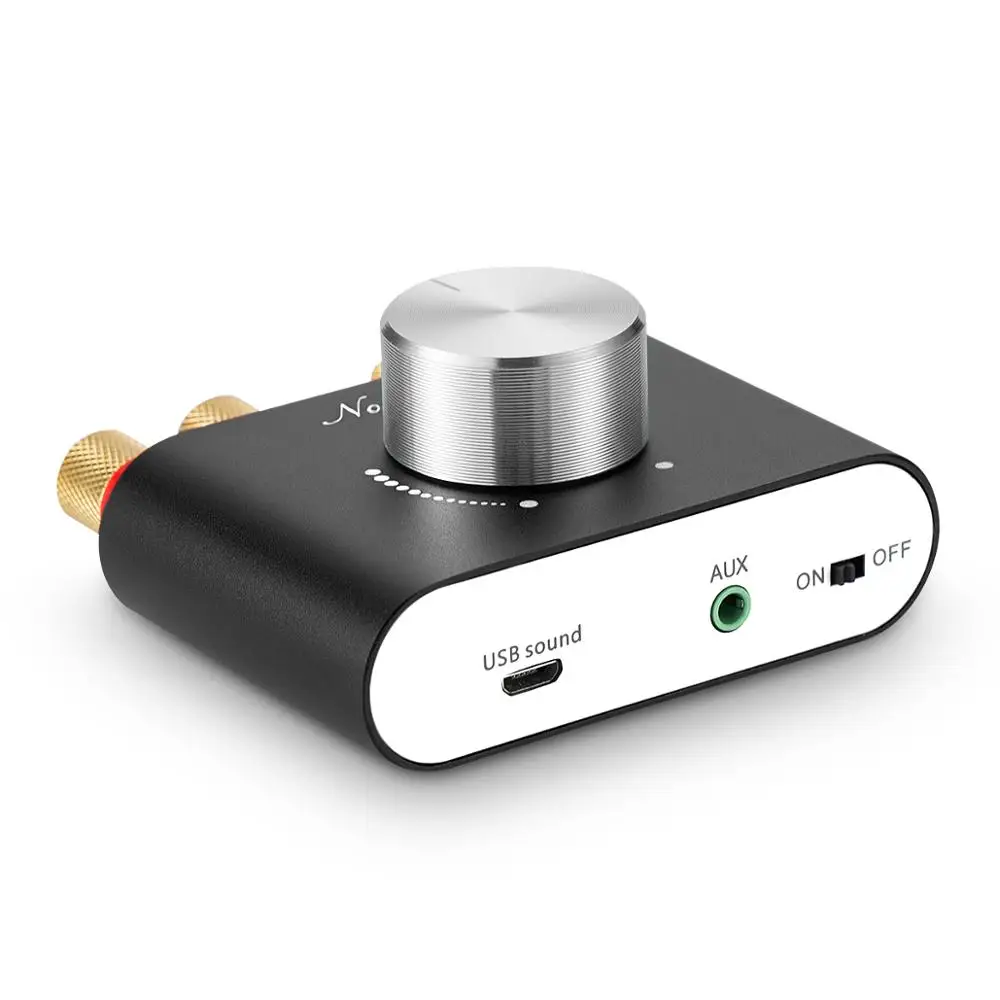 2019 Nobsound Mini Bluetooth 5.0 Digital Amplifier Hifi Stereo Wireless Audio Receiver Power Amp 50