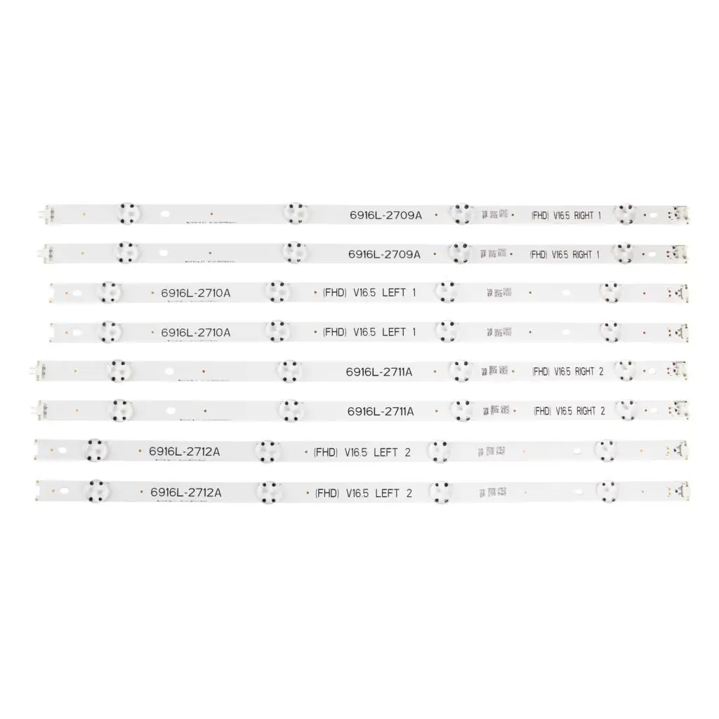 New 8 PCS LED backlight strip for LG 49LH570V 49LF5100 49LJ5100 49LH590V 49LH570V UE49K6300AK 6916L-2709A 2710A 6916L-2711A 2712