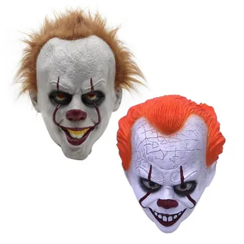 

Latex Scary Clown Mask Halloween Carnival Costumes Props Horror Cosplay Party Mask Fancy Ball Dress Up Party AccessoriesL1