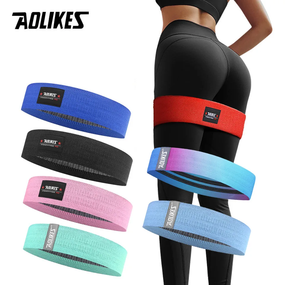AOLIKES Unisex Booty Band Hip Circle Loop Resistance Band Workout Exercise for Legs Thigh Glute Butt Squat Bands Non slip Design