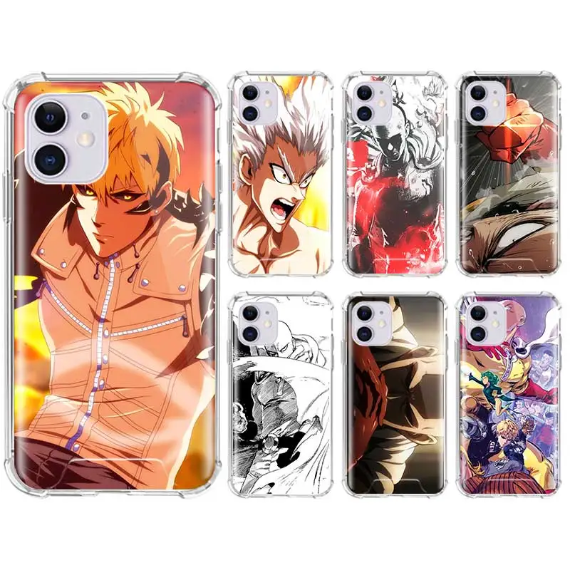 Мягкий чехол для телефона с Аниме One Punch Man iPhone 11 Pro Max SE 2020 X XS XR 6 7 8 Plus чехлы защитой