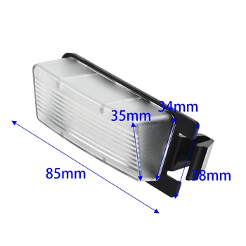 

7000K License Plate Light White 2 Pins Car LED For 350Z 370Z GTR Infiniti G35 G37 G25