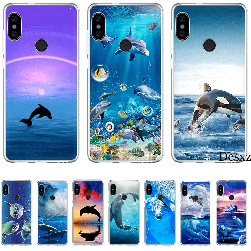 Чехол для телефона Xiaomi mi F1 9 9T MAX 3 A3 Pro CC9 CC9E 5 5S 6 x 2S 8 A1 A2 5X 6X Lite чехол Океан Дельфин