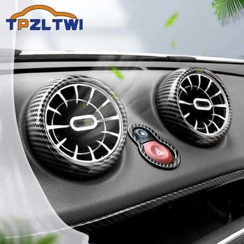 

4Pcs/Set ABS Car Air Conditioner Air Outlet Modification For Mercedes Smart 453 Forfour Fortwo Interior Decoration Accessories