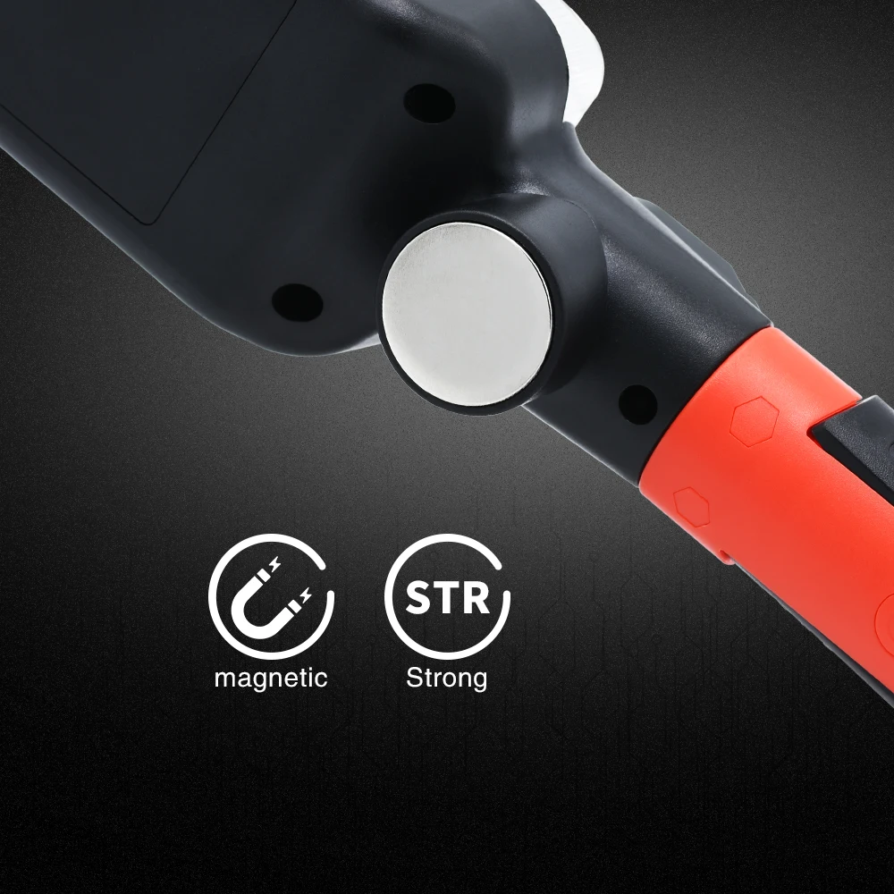 Günstige Coba led arbeit licht cob flutlicht 5000LM wiederaufladbare lampe verwenden 2*18650 batterie led tragbare magnetische licht haken clip wasserdicht