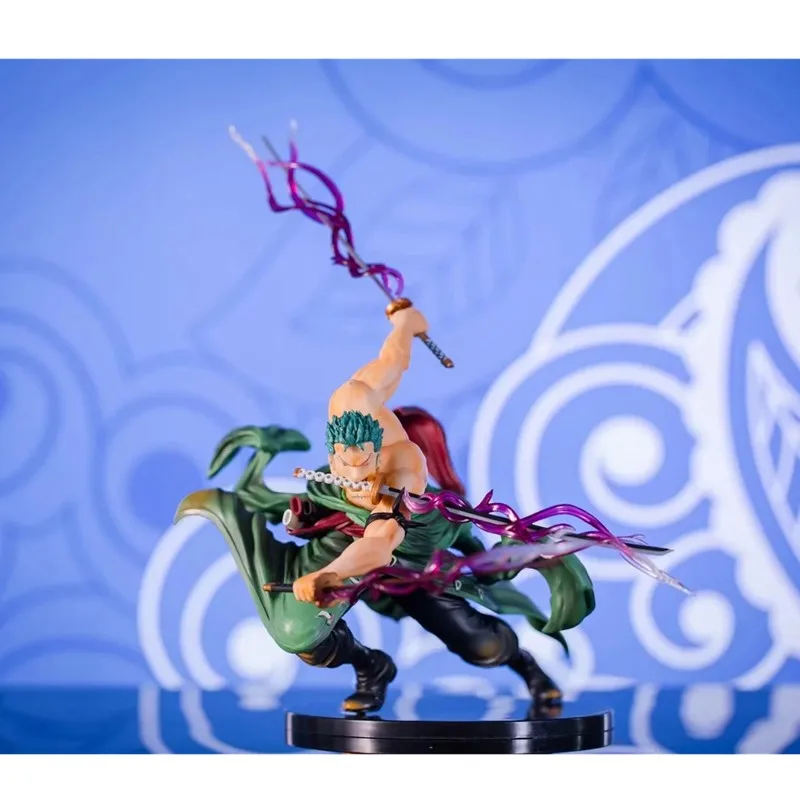 Аниме ONE PIECE Roronoa Zoro три тысячи миров спецэффект Боевая форма статуя ПВХ экшн