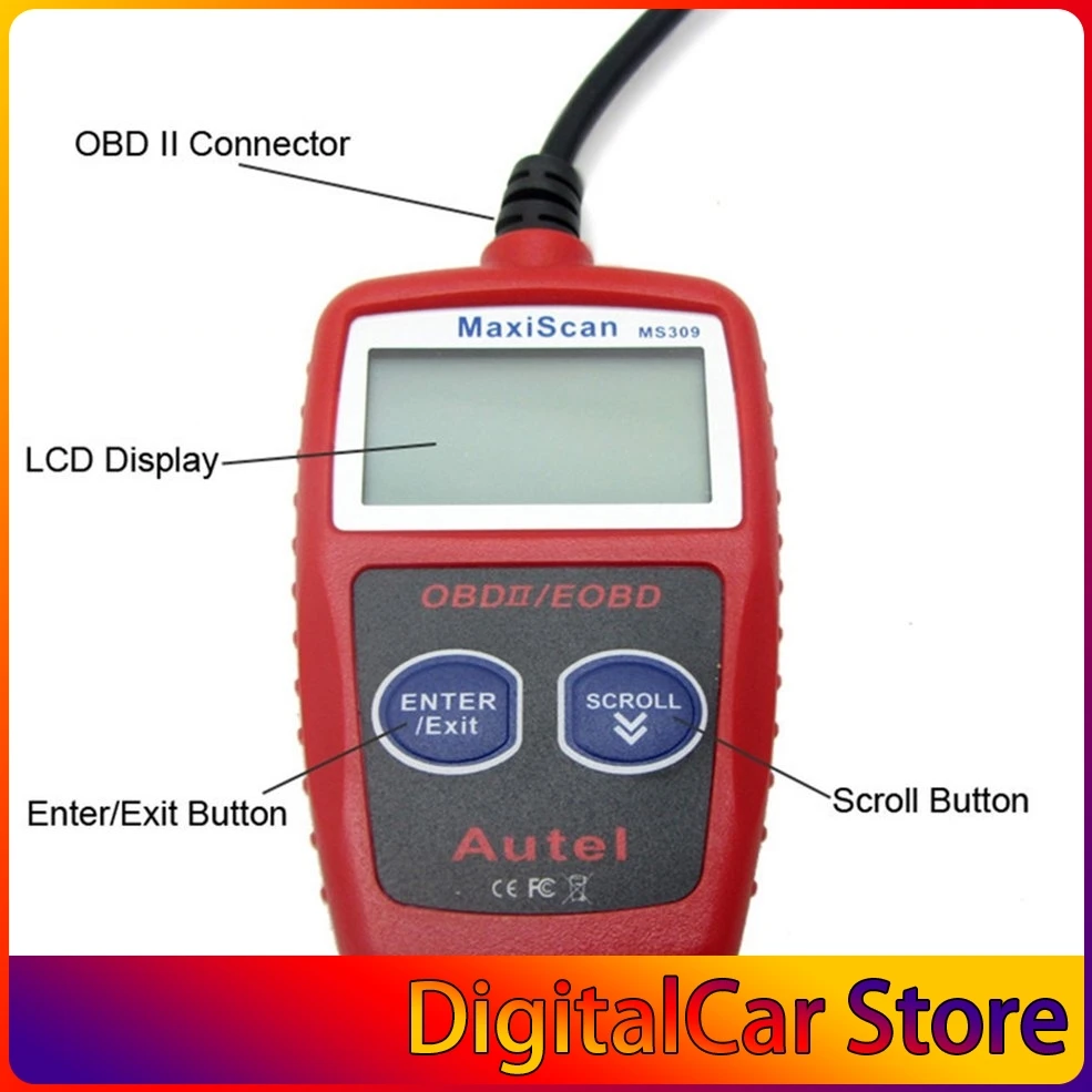 Автомобильный считыватель кодов KW806 CAN BUS OBD 2 OBDII диагностический сканер