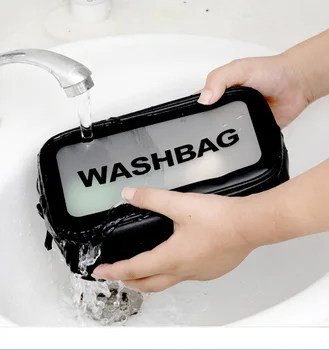 

Transparent Travel Wash Bag Women Waterproof Cosmetic Bag PVC Travel Storage Makeup Bag Travel Ladies Pouch Cosmetics Pouch