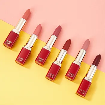 

SACE LADY 12 Colors Matte Waterproof Lipstick Makeup Nude Lip Stick Make Up Long Lasting Red Mate Lip Beauty Sexy Brand Cosmetic