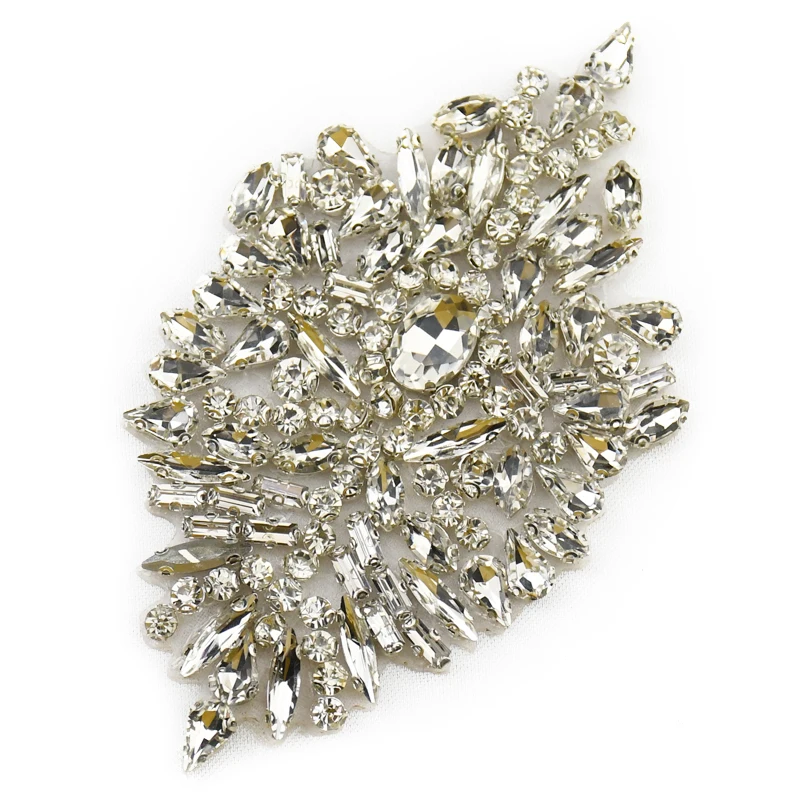 

Аппликация ручной работы из 3D хрусталя со стразами, свадебный пояс, украшения для обуви и куртки, Пришивание своими руками, WRA-1047