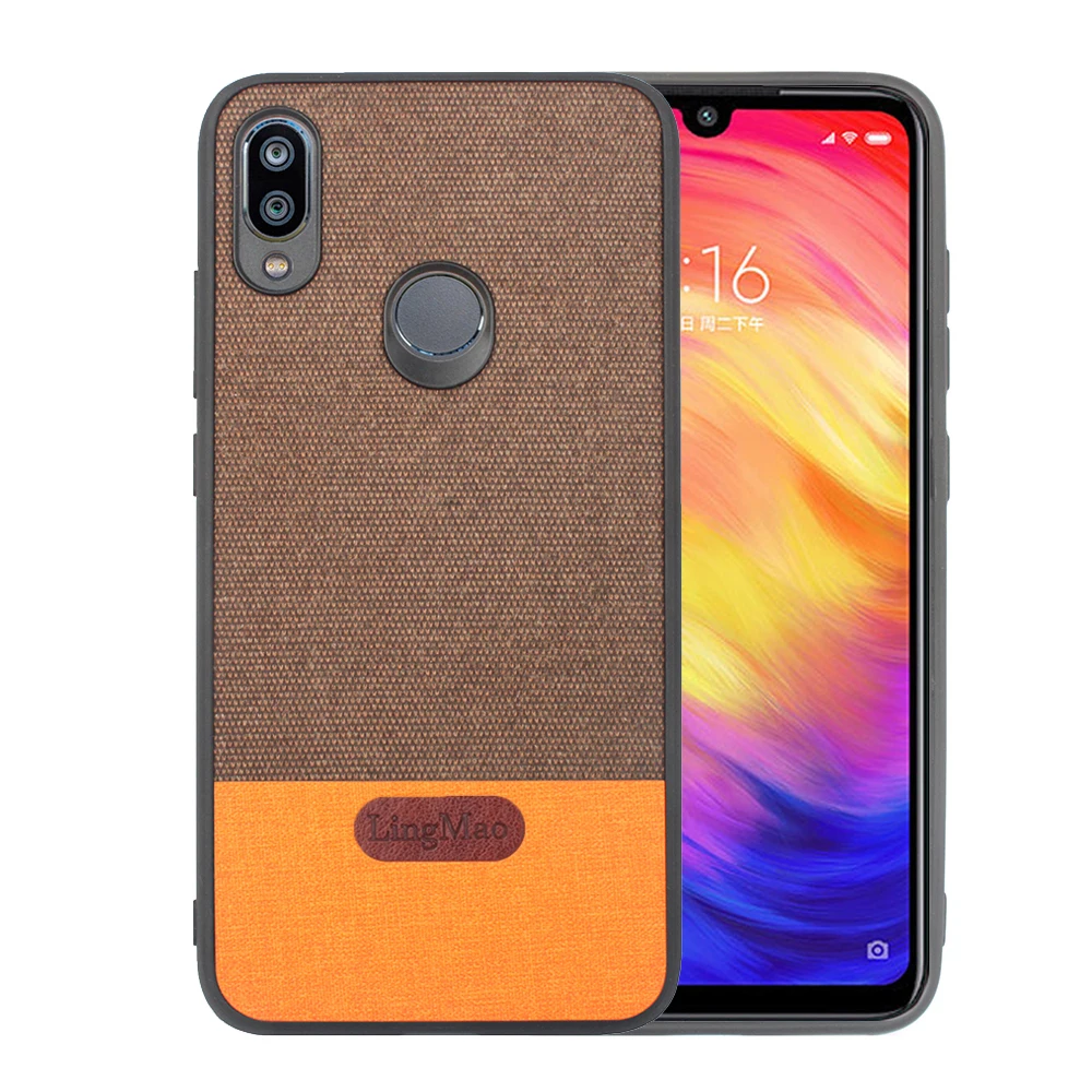 Ткань силиконовый чехол для Xiaomi Redmi Note 7 6 5 Pro Red mi 7 A Y3 K20 5 Plus GO 4X mi 8 9 SE liet 5X 6X A1 A2 mi x 3 2S F1 - Цвет: LM A Coffee Orange