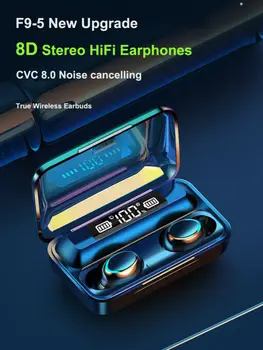 

New Bluetooth Earphones 5.0 Wireless Earphone Bass Stereo In-ear Earbuds Handsfree Headset With Microphone Charging Case