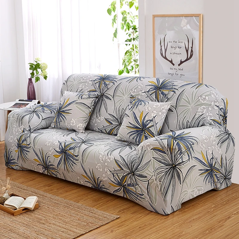Евро пасторальный универсальный все сезоны печати Slipcover чехол для дивана плотно все включено обертывание эластичный Cuber диван Чехол для дивана - Цвет: 2