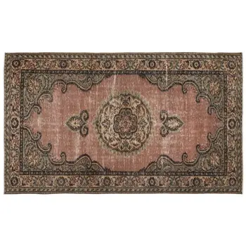 

Handmade Natural Vintage Turkish Area Rug 156x263 Cm-5'1''X8'8''