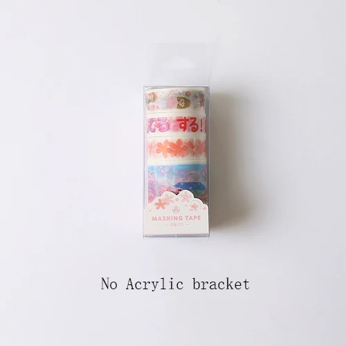 AngelHere Store васи ленты Цветочная рисовая бумага ленты украшения для ежедневника поставка пули журнал decorativetape набор Маскировочная лента - Цвет: Hidden Flowers