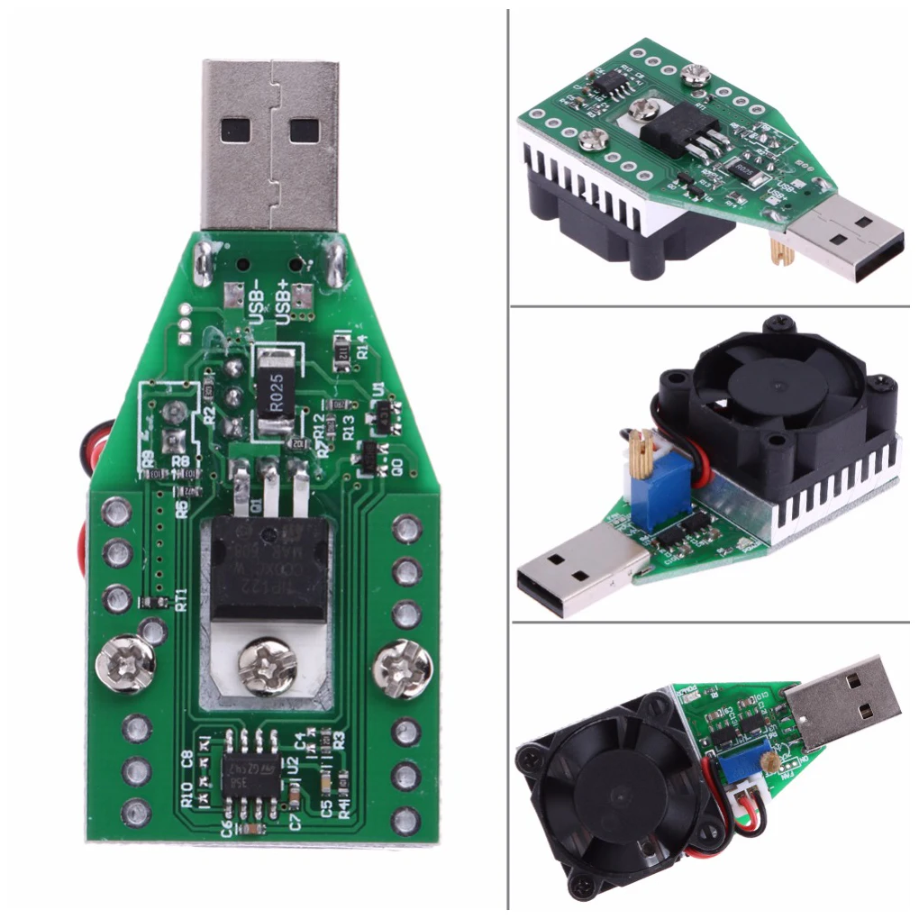 DC 3,7~ 13V USB 15 Вт Регулируемая Постоянный ток Электронные нагрузки Организация никель-1 шт