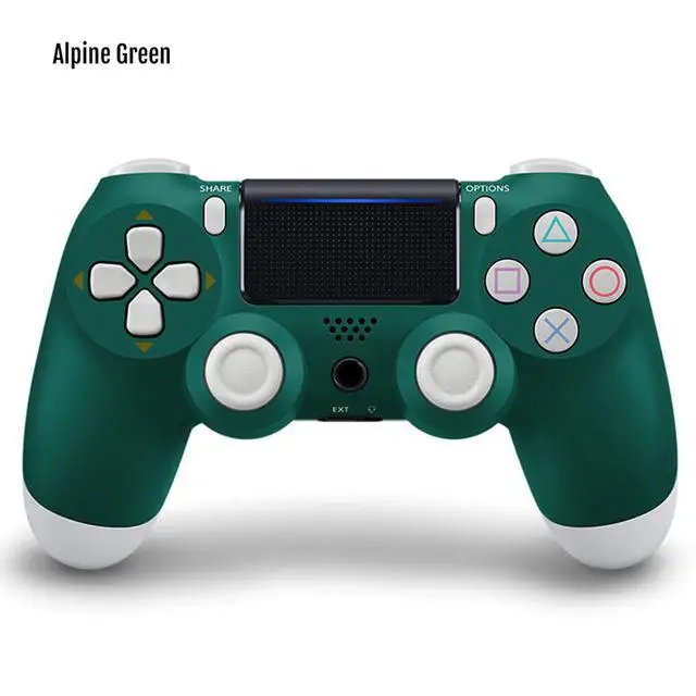 light blue Мультитач беспроводной контроллер Bluetooth 4,0 двойной шок джойстик геймпады для playstation 4 PS4 Геймпад датчик движения - Цвет: light blue