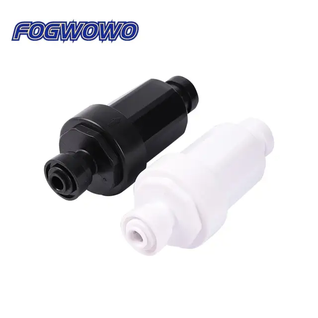 1 Pc Rozsdamentes Acél 120 Hálószűrő 6 Mm -Es Interfész 1/4 "Gyors Csatlakozás Mikrofilter Kerti Csúszás Záró Vízszűrő Tisztító Elülső Elöl