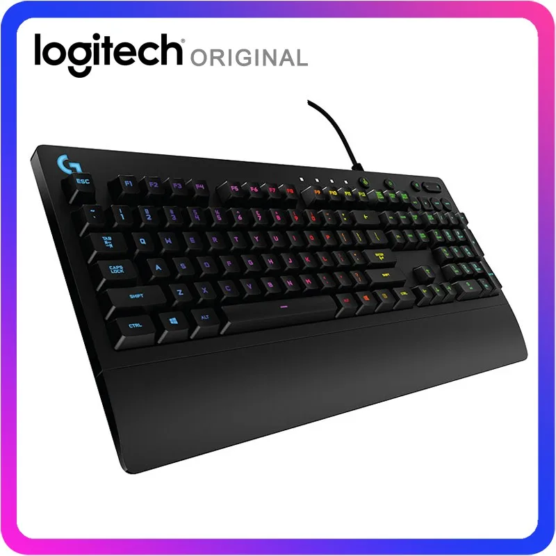 Игровая клавиатура Logitech G213 PRODIGY 16 8 миллионов цветов подсветки водостойкая и