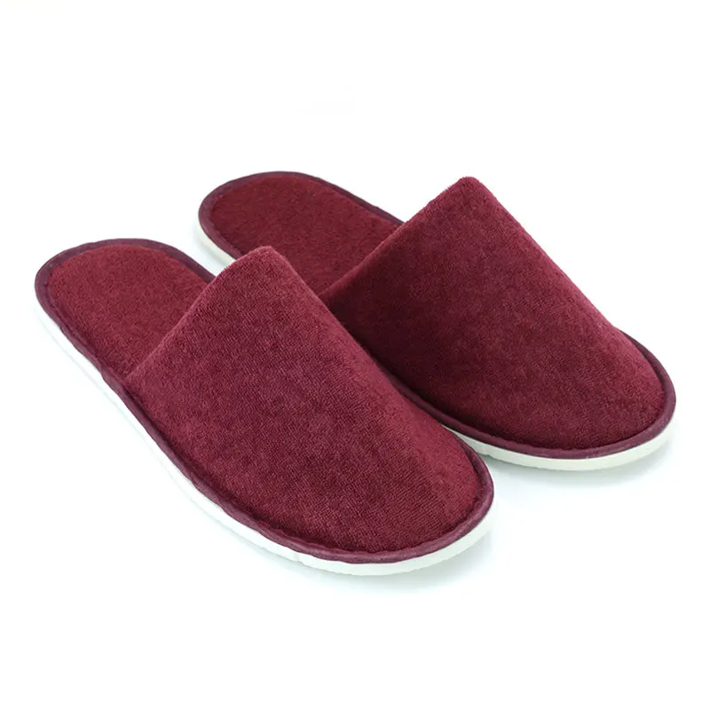 Hotel Travel Spa Disposable Slippers Men Women Fashion 1 Pair Solid Party Sanitary Home Guest Slippers Beauty Club Washable Shoe