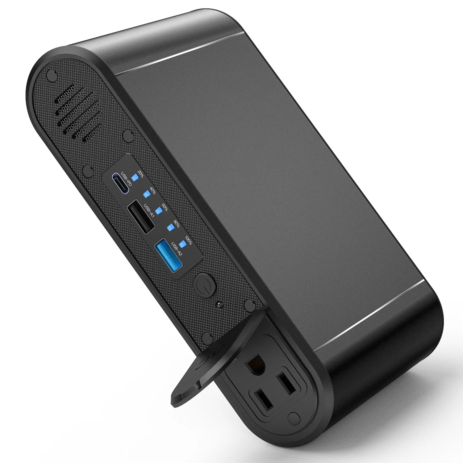 30000mAh 120W Laptop Charging Power Bank with USB DC AC Ports