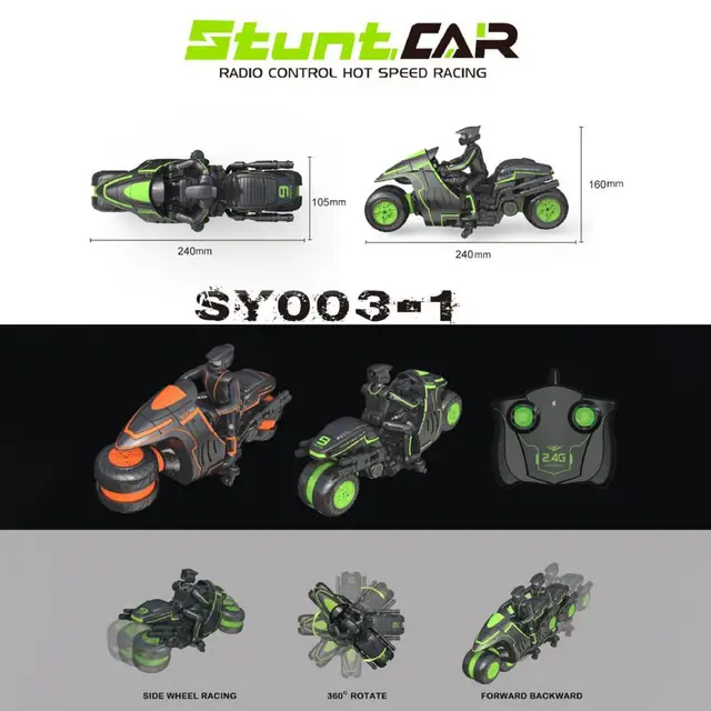 Motorcycles Toys Realistic Stylish Plastic Drift Stunt Motorcycle Kids Educational Toys for Children Gifts 5