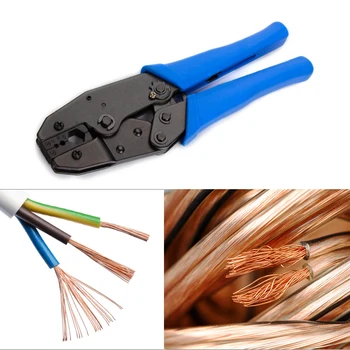 

RG58/11/174/179/213 Coaxial Cable Ratchet Terminal Crimping Pliers Crimper