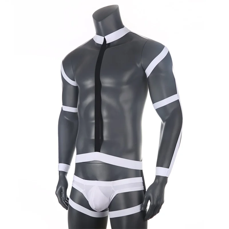CLEVER-MENMODE Sexy Body Harness Elastic Bondage Set Underwear Men Chest Shoulder Costume Fetish Lingerie Strap Thong Hombre Stage Wear -Zentai shop online Hf9732363fe2443518111320bc1ff7b18Q.jpg