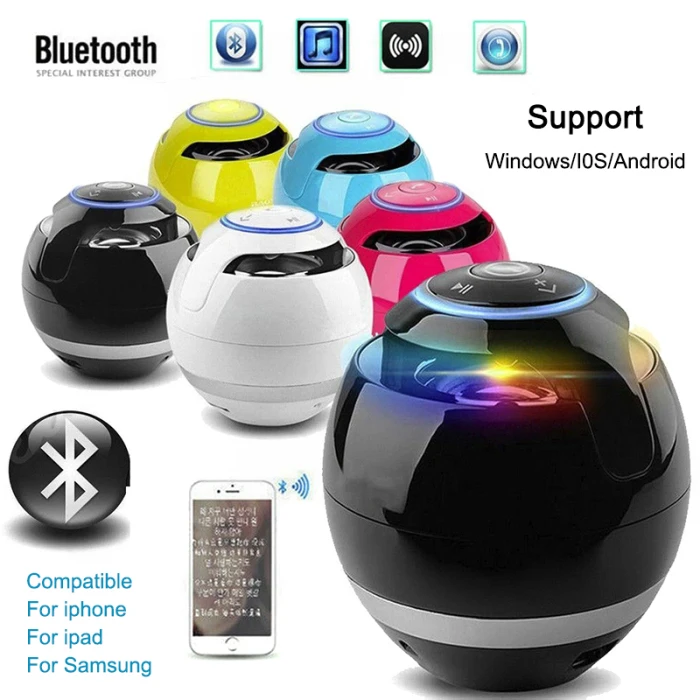 Беспроводной Bluetooth динамик сабвуфер Портативный Волшебный шар Soundbox для iPhone/Android GK99