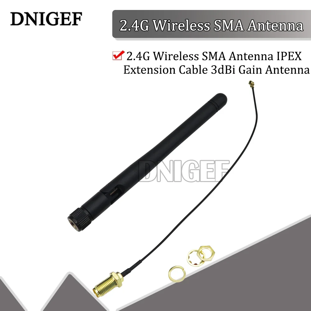 DNIGEF 2 4G Беспроводная SMA антенна IPEX Удлинительный кабель 3dBi усиление антенны для