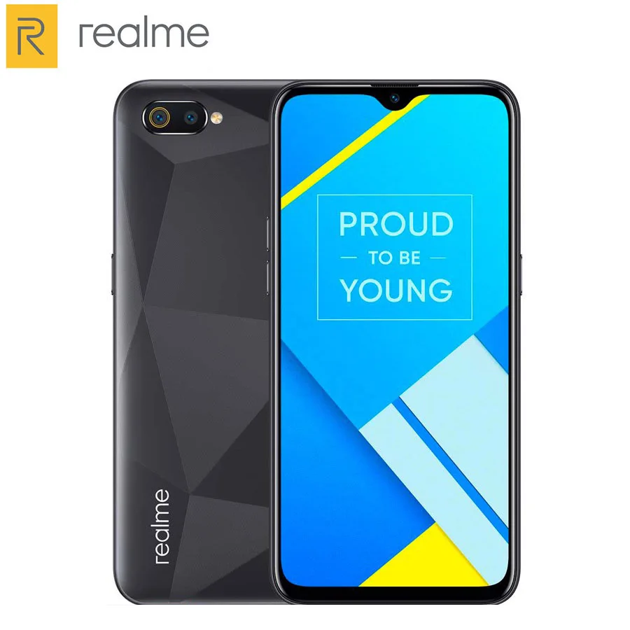 Совершенно мобильный телефон Realme C2 с двумя sim-картами, 2 Гб ОЗУ, 16 Гб ПЗУ, OctaCore, 6,1 дюймов, 1560x720 p, 4000 мА/ч, 13 МП, Android 9,0, смартфон