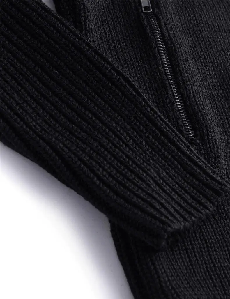 2019 Autumn New Wool Men Sweater Cardigans Winter Business Male Sweater Jacket Coat Men Shawl-Collar Raglan Sleeves Brand MuLS 18
