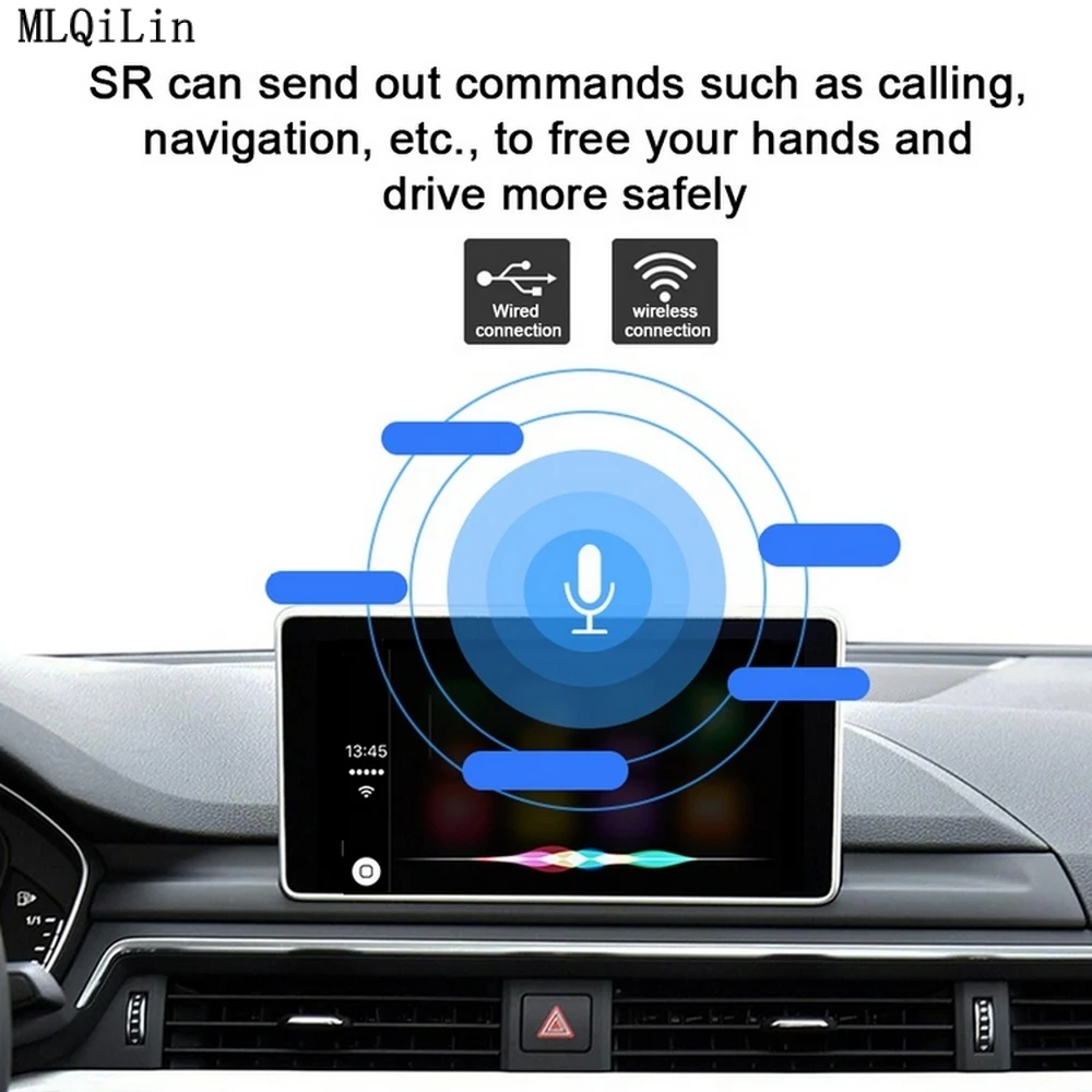 2020 Wireless Apple CarPlay for Audi A1 A3 A4 A5 A6 A7 A8 Q2 Q3 Q5 Q7 MMI Car Play Android Auto Mirror Reverse Camera
