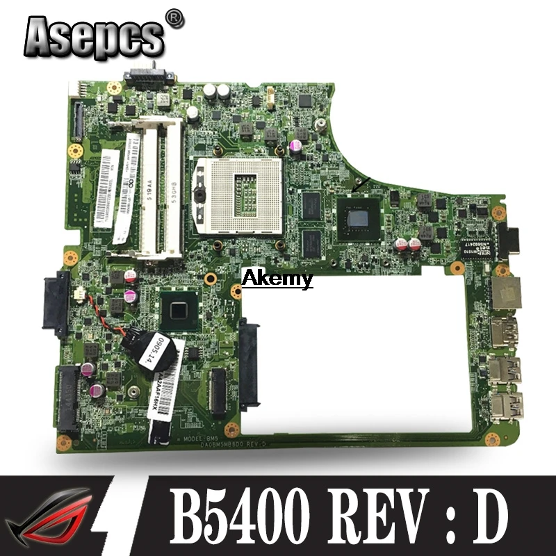 Доступно обещанное рабочее DA0BM5MB8D0 REV: D материнская плата для ноутбука LENOVO B5400