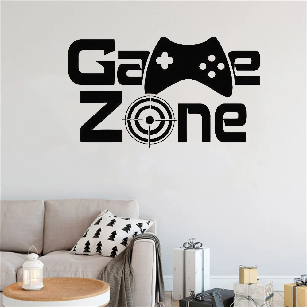 1 Paquet, Gamer Room Decor Gaming Stickers Muraux Sticker Gamer Stickers  Garçons Chambre Stickers Jeu Vidéo