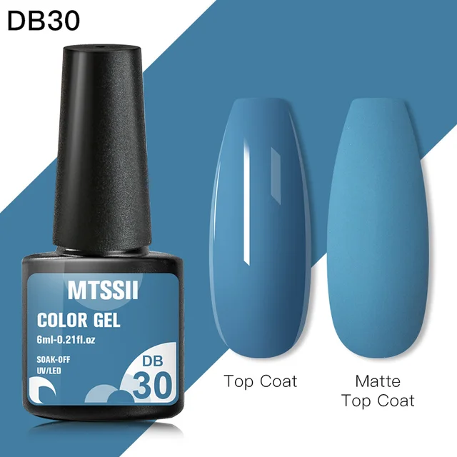 Mtssii Reflective Glitter Gel Nail Polish 6ml Sparkling Auroras Laser Nail Gel Nail Art Varnish Semi Permanent Top Base Gel Q12783 NO Reflective