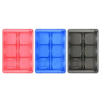 

24 24 in 1 Protective Case Game Cards Cartridge Holder Storage Box Organizer Shockproof Shell Portable for Switch 3DS 2DS/DS