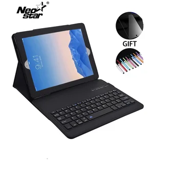 

Case For iPad Air 2 For iPad 5 6 Removable Wireless Bluetooth Keyboard Leather Case Stand With Screen Protecter Stylus Pen