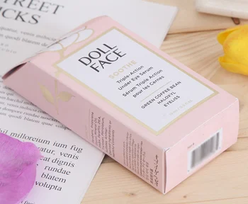 

Customised Private Label Cosmetics Makeup Packaging Gift Box,logo UV coating paper perfume packaging box ---CP0769