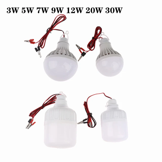 7W E27 portable LED extérieure suspension lumière Camping lampe d