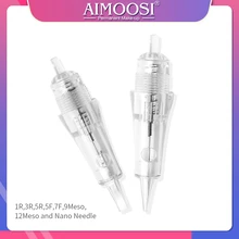 15pcs disposable permanent makeup Cartridge needles Bayonet Tattoo gun 1R/3R/5R/5F/7F for digital eyebrow/lips/eyeliner machine