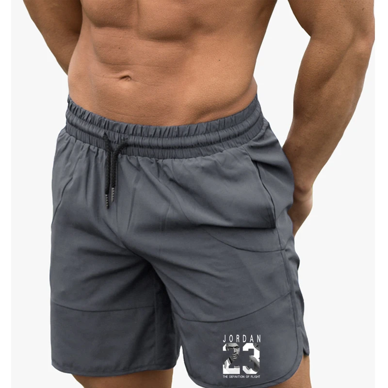 Мужские высококачественные Брендовые повседневные пляжные шорты Jordan 23 с буквенным принтом, качественная удобная одежда с эластичной резинкой на талии