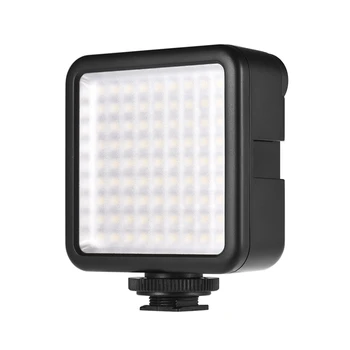 

Mini Camera Led Light Panel 7W Dimmable 6000K 81Pcs Led Beads Camcorder Video Lamp Shoe Mount Adapter for Zhiyun Stabilizer for