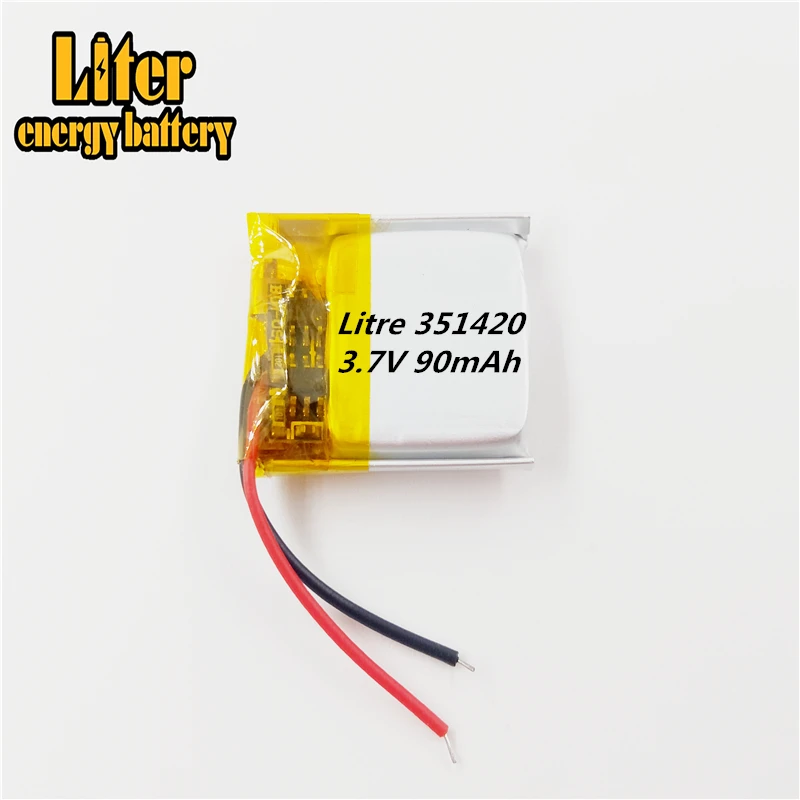 351420 351520 90mah 3 7 v литиевая батарея|90mah 3.7v|3.7v lithium batterybattery mp3 |